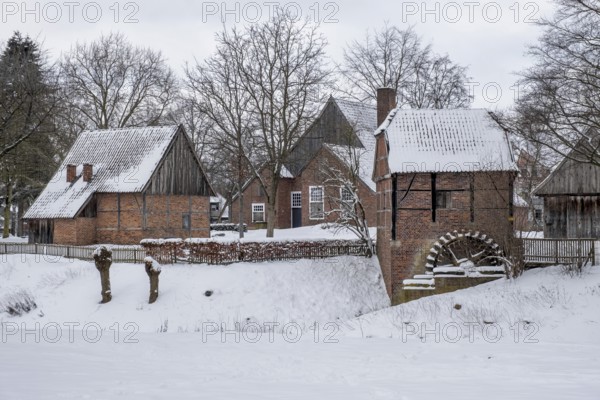 Farmhouse Museum, Hamaland Museum, local history museum, today kult Westmuensterland, Stadtpark, Vreden, Muensterland, North Rhine-Westphalia, Germany, Europe