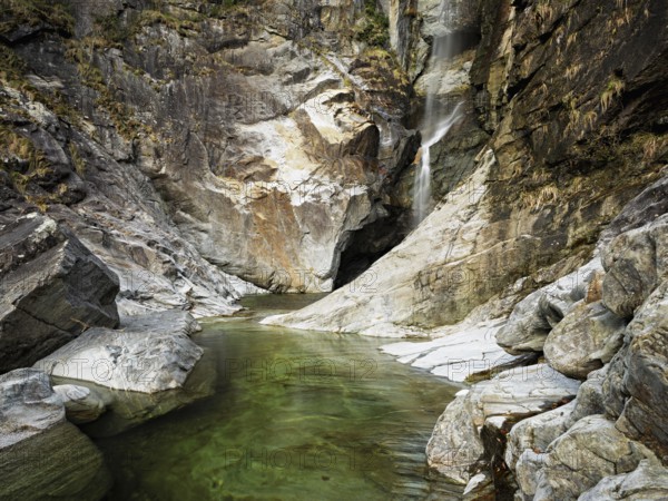 Cascata del Salto waterfall, Maggia, Maggia Valley, Canton Ticino, Switzerland, Europe