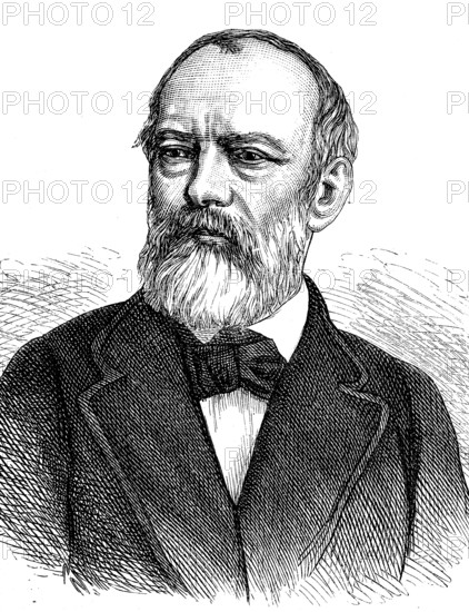 Adolf Stahr, 22 October 1805, 3 October 1876, was a German writer and historian, Historical, digital reproduction of an original from the 19th century
