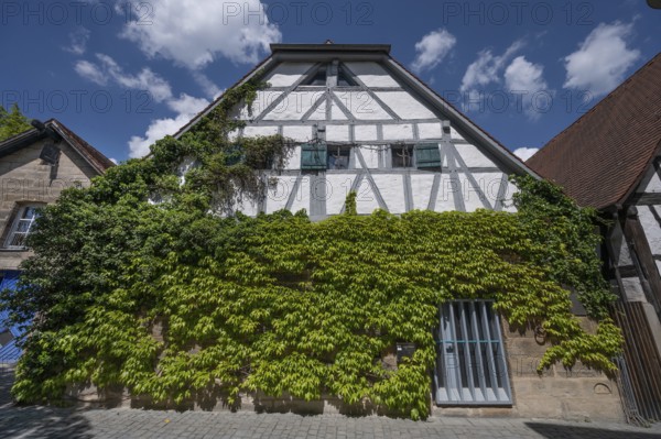 Historic half-timbered house, Forchheim, Upper Franconia, Bavaria, Germany, Europe