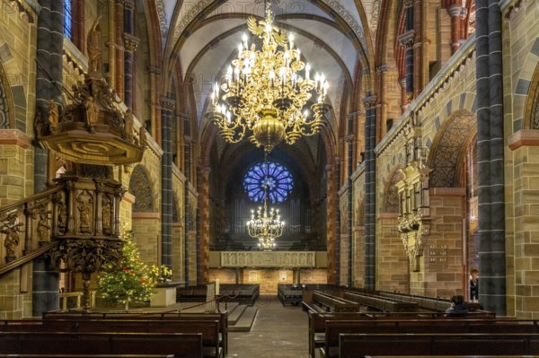 Interior of Bremen's St Peter's Cathedral, Free Hanseatic City of Bremen, Germany, Europe