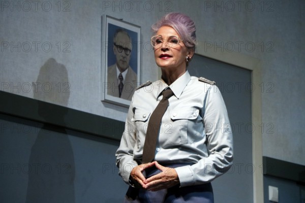 Caroline Beil at the photo rehearsal for Stasi, stress and stumbling blocks at the Schlossparktheater Berlin on 4 September 2024