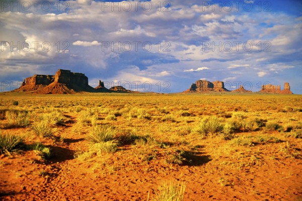Monument Valley, Navajo Land, Colorado Plateau, under Navajo administration, Utah, USA, North America