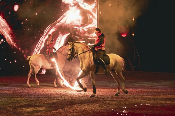 Cavalluna, horse show in the Uber Arena, Berlin, 11.01.2025