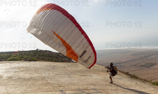 Paragliding, Tamellalt, southern Morocco, north Africa