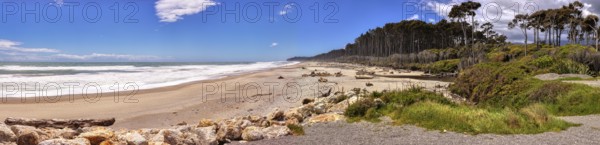 Strand von Te Wahipounamu, Neuseeland