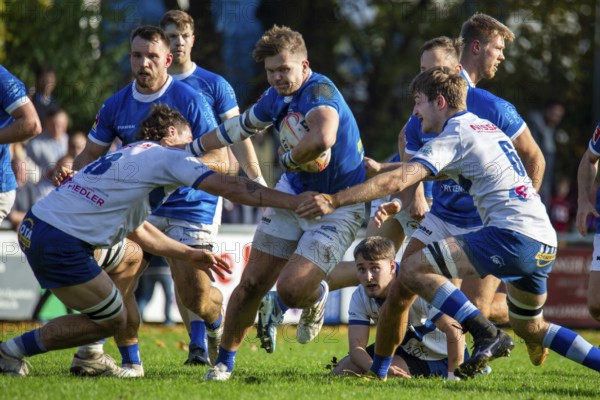 26.10.2024, Rugby 1st Bundesliga South/West, Season 2024/25, Matchday 6: SC Neuenheim vs TSV Handschuhsheim