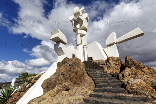 Monumento al Campesino, Fertility Monument, Monument to the Farmer by Cesar Manrique, San Bartolome, Lanzarote, Canary Islands, Spain, Europe