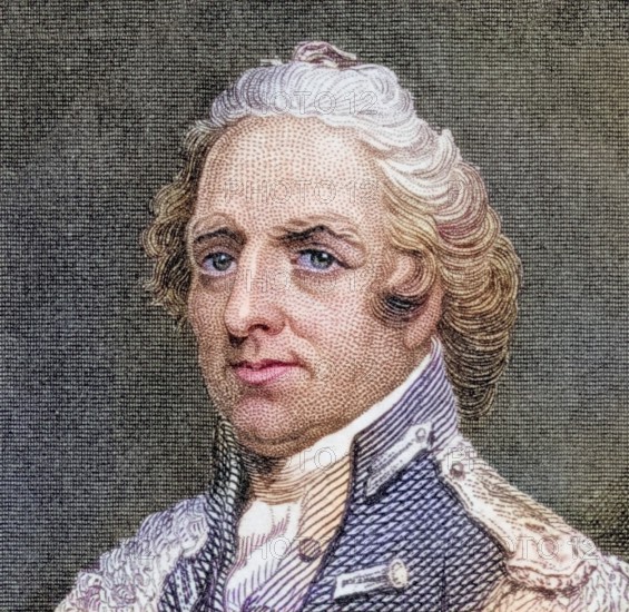 Lieutenant General Sir Ralph Abercromby, 1734 to 1801, British Lieutenant General during the Napoleonic Wars, digitally restored reproduction from a 19th century original, Record date not stated