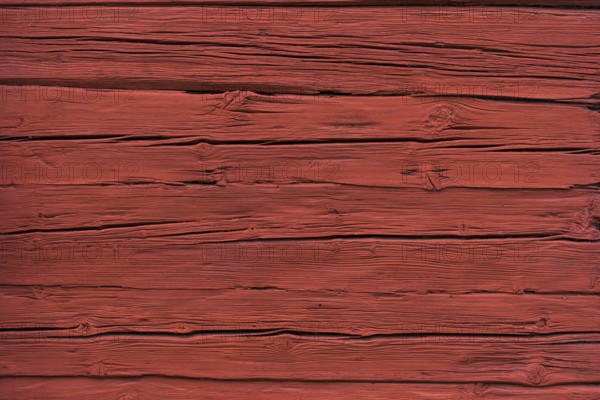 Structure of a wooden wall, wooden board, Scandinavian red, colour, red, Nordic, Scandinavia, texture, background, wood, coloured, base colour, board, facade, wall