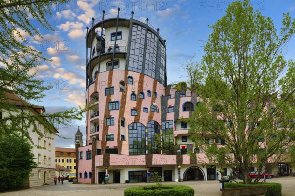 Green citadel, Magdeburg, Saxony Anhalt, Germany, Europe