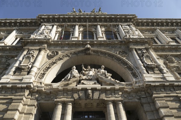 Palazzo di Giustizia, Palace of Justice, Prati district on the banks of the Tiber, Rome, Italy, Europe