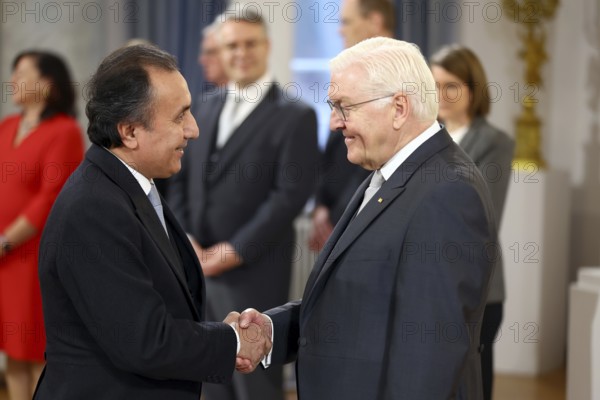 Imomudin Sattorov Tajikistan is received by Frank-Walter Steinmeier (President of the Federal Republic of Germany) in front of the Federal President's New Year's Reception at Bellevue Palace, Berlin 14 January 2025