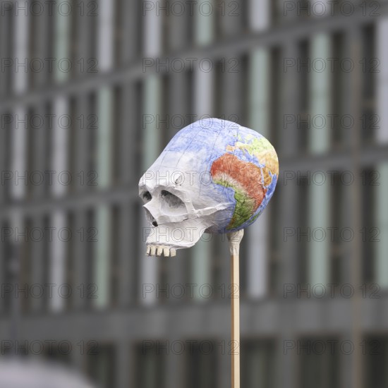 Joint strike by Fridays for Future and local transport workers from the ver.di trade union, in Berlin, 1 March 2024