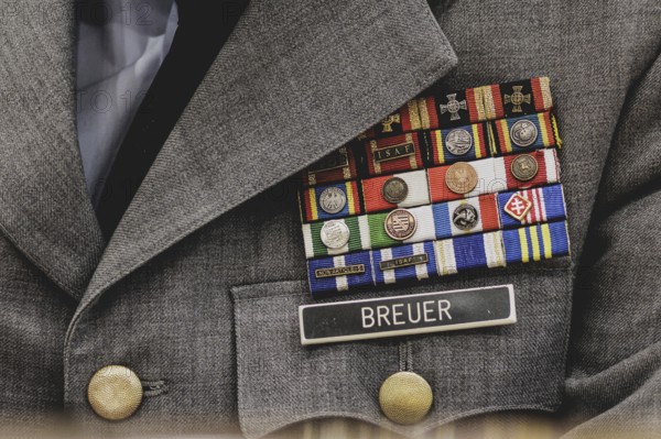 Ribbon buckles of General Carsten Breuer, Inspector General of the Bundeswehr, taken in Berlin, 22 April 2024