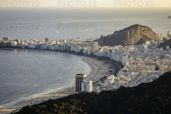 View from Sugarloaf Mountain to Copacabana in Rio de Janeiro. 21.07.2024. Photographed on behalf of the Federal Ministry for Economic Cooperation and Development