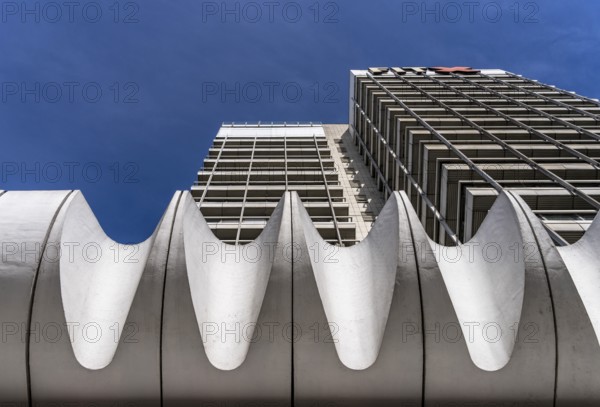 Prefabricated buildings at Alexanderplatz, Berlin, Germany, Europe