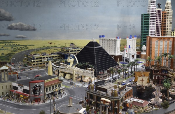 Las Vegas at Miniatur Wunderland Hamburg, Germany, Europe