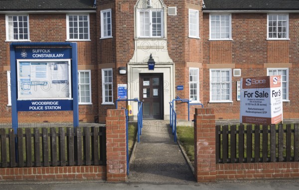 Police station for sale at Woodbridge, Suffolk, England, United Kingdom, Europe