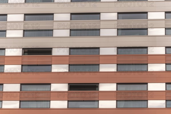 New building in the district of the Council of Europe. Strasbourg, Bas Rhin, Grand Est, France, Europe