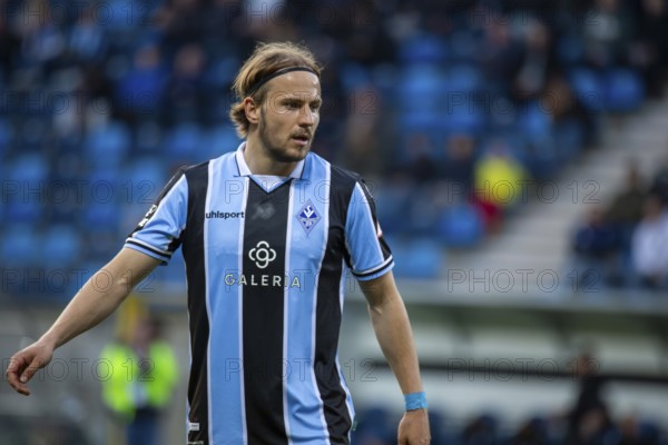 Football 3rd division, season 2024/25, matchday 32: Waldhof Mannheim vs SpVgg Unterhaching***Felix Lohkemper (9, Mannheim)