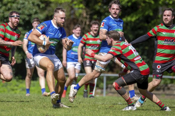 Heidelberg, 06.04.2024, Rugby 1st Bundesliga South/West, Season 2023/24, Matchday 10: SC Neuenheim vs RK Heusenstamm (93:7)