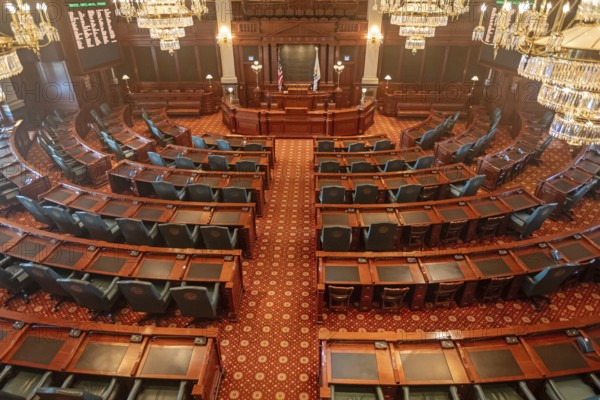 Springfield, Illinois, The House of Representatives chamber in the Illinois state capitol building
