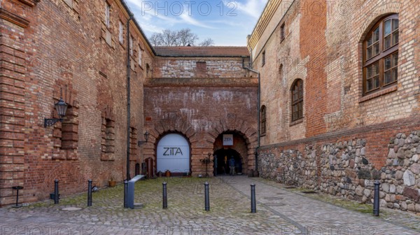 Citadel in Berlin-Spandau with Gatehouse, Palas, Bastion King and Bastion Queen, Berlin, Germany, Europe