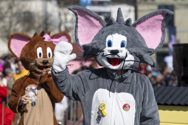 Carnival revellers Tom & Jerry