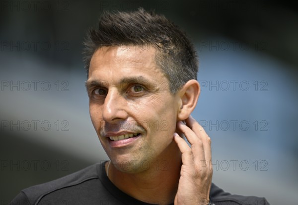 Coach Marcel Rapp Holstein Kiel KSV, Portrait, Gesture, Gesture, PreZero Arena, Sinsheim, Baden-Württemberg, Germany, Europe