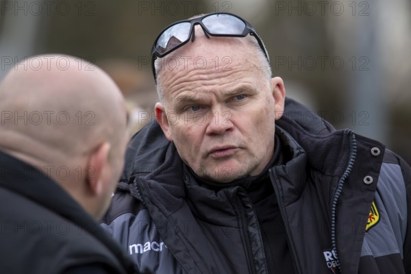 Rugby: Germany against MKS Pogon Awenta Siedlce, Poland in Heidelberg (Test match of the German national rugby team in preparation for the upcoming World Cup qualifiers. Picture: Mark Kuhlmann, coach of the German national team
