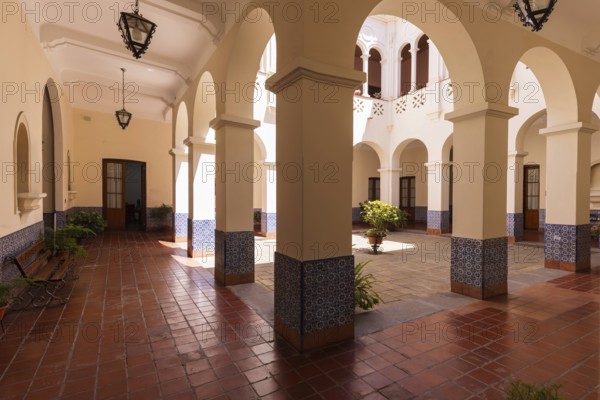 Salta colonial architecture and Central Plaza of 9 of July Plaza 9 De Julio in historic city center
