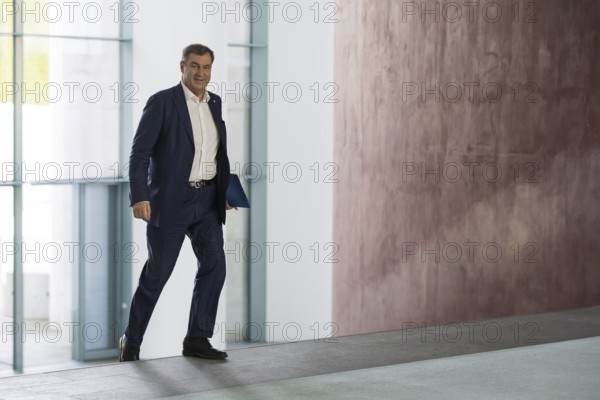 Markus Söder (Minister President of Bavaria, CSU) in front of the consultations at the Minister Presidents' Conference with the heads of government of the federal states in the Federal Chancellery, Berlin, 20 June 2024