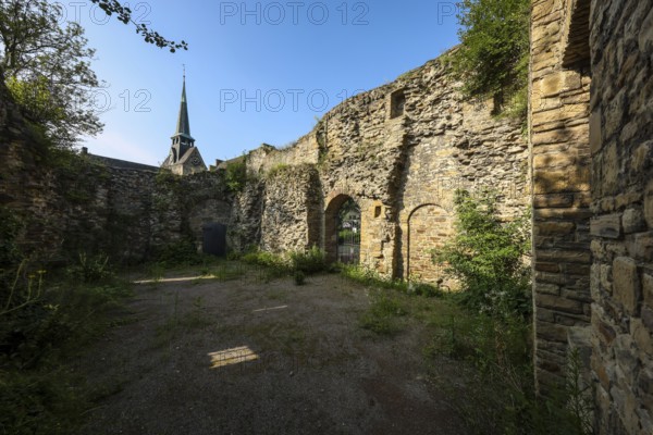 Wetter an der Ruhr, North Rhine-Westphalia, Germany - Wetter Castle in the historic old town of Wetter an der Ruhr