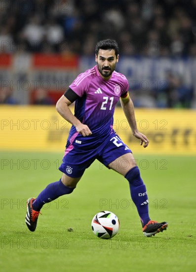 Ilkay Guendogan GER action on the ball, international match Germany GER vs Netherlands NED, Deutsche Bank Park, stadium, Frankfurt am Main, Hesse, Germany, Europe