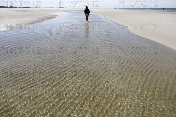 Beach coasts on the island of Amrum, Norddorf, 15.06.2020