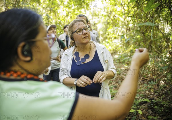 Svenja Schulze (SPD), Federal Minister for Economic Cooperation and Development, visits the community of Jamaraqua in the Tapajos National Forest. Here during a visit to the national forest. Jamaraqua, 20.07.2024. Photographed on behalf of the Federal Ministry for Economic Cooperation and Development