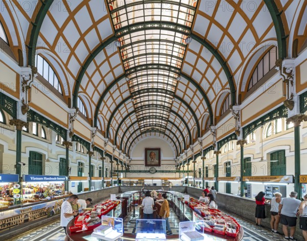 Interior of Central Post Office, Saigon, Ho Chi Minh City, Vietnam, Asia