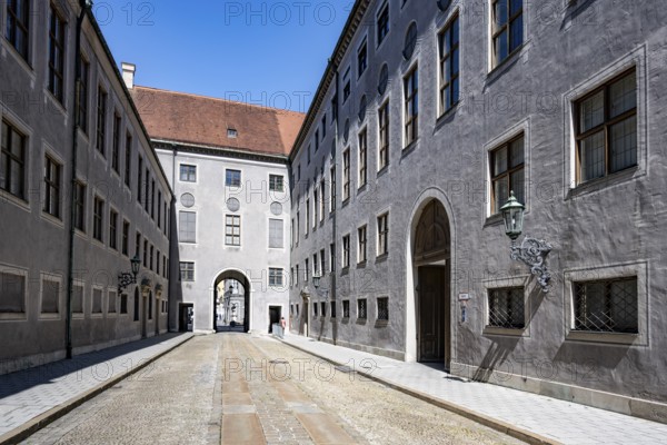 Kapellenhof, inner courtyard in the Munich Residence, Munich, Upper Bavaria, Bavaria, Germany, Europe