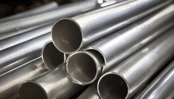 Metal, material, various tubes, made of stainless steel