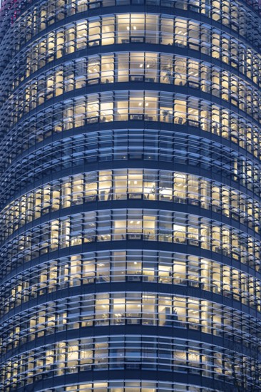 The headquarters of Vodafone, in Düsseldorf-Heerdt, Vodafone-Campus, office tower, North Rhine-Westphalia, Germany, Europe