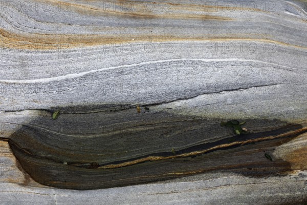 Rocks, rock structures, Verzasca River, near Lavertezzo, Verzasca Valley, Valle Verzasca, Canton Ticino, Switzerland, Europe