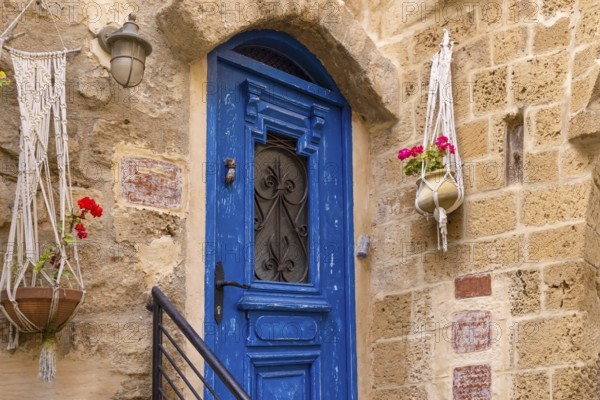 Israel, Tel Aviv Namal Yafo historic Old Jaffa port with art galleries, boutiques and old houses, Asia