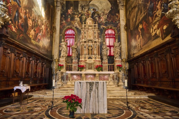 Church of San Sebastiano in Venice on a sunny day in winter, Italy, Europe