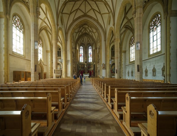 St Joseph's Catholic Church, interior view, Speyer, Rhineland-Palatinate, Germany, Europe