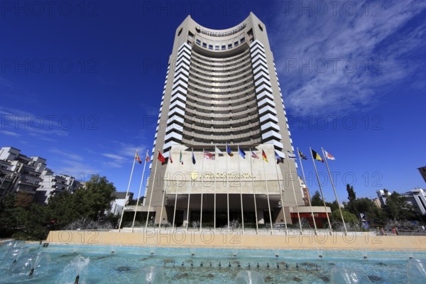 In the centre, the Hotel Intercontinental, Bucharest, Romania, Europe