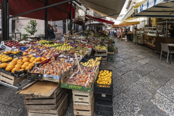 Market in Palermo, Sicily, Italy, Europe