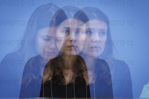 Luisa Neubauer, climate protection activist, recorded at a press conference on new constitutional complaints against the Federal Climate Protection Act in Berlin, 26 June 2024
