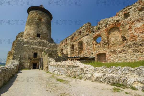 Lubovna Castle, built at the end of the 13th century. Station 13, Gothic tower