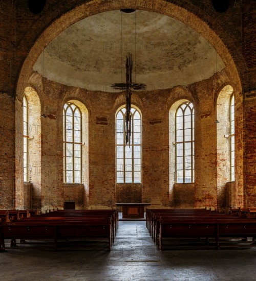 Interior view of the Parochial Church in the monastery quarter, Berlin, Germany, Europe